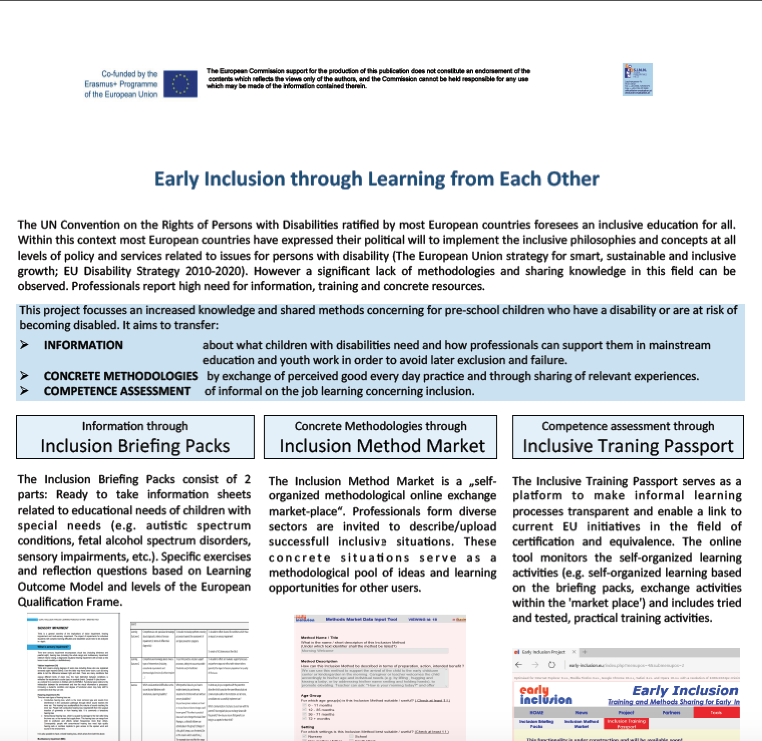 early inclusion poster - thumbnail